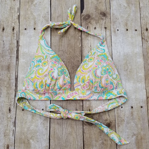 PINK Victoria's Secret Other - Victoria's Secret Paisley Triangle Swim Top (M)